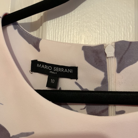 Sleeveless Mario Serrani floral dress size 10 - Picture 3 of 11